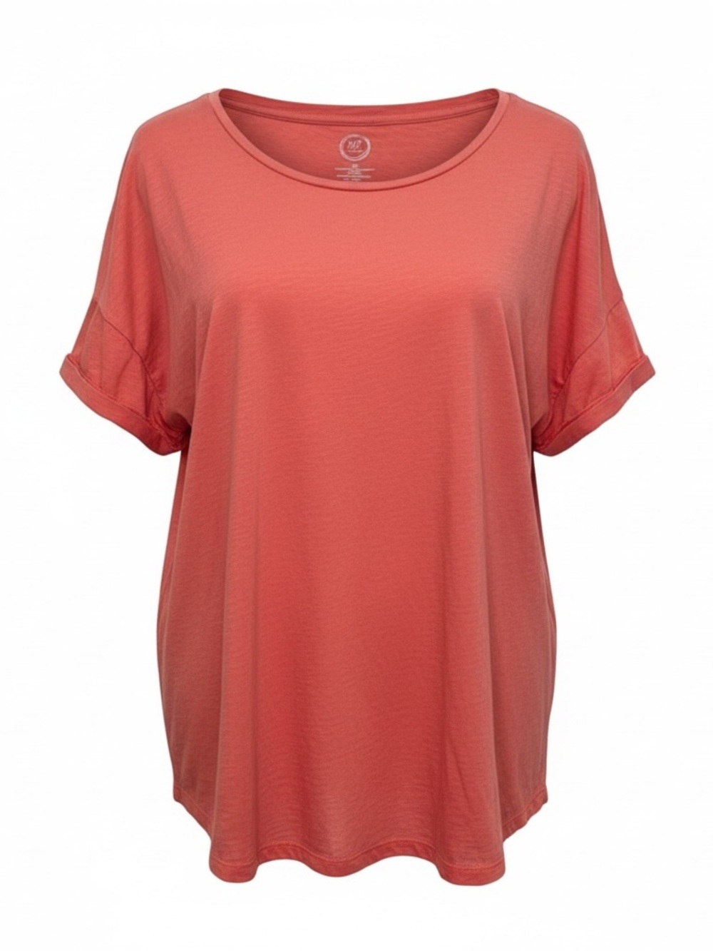 Maurices | Casual Coral Rolled Sleeve T-Shirt | XL